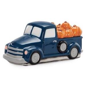 Scentsy 💙 Retro Blue Truck Warmer with Pumpkin Lid